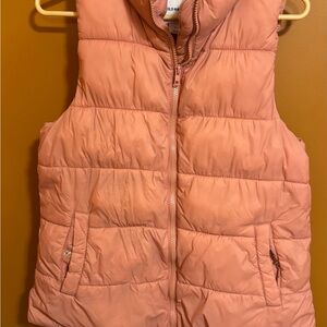 Old Navy Women's Peach Quilted Vest